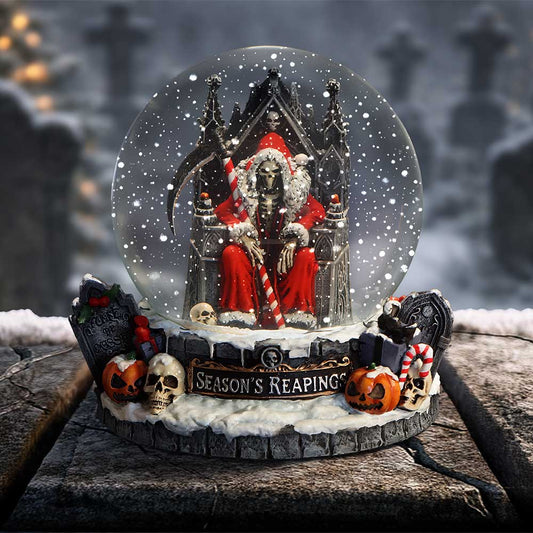 Season's Reapings Christmas Reaper Silent Nightmares Snow Globe