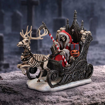 Slay Bells Christmas Sleigh Reaper Silent Nightmares Figurine