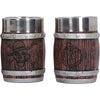 One Piece Barrel Set of 3 Shot Glass Set