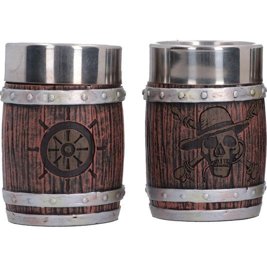 One Piece Barrel Set of 3 Shot Glass Set