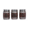 One Piece Barrel Set of 3 Shot Glass Set