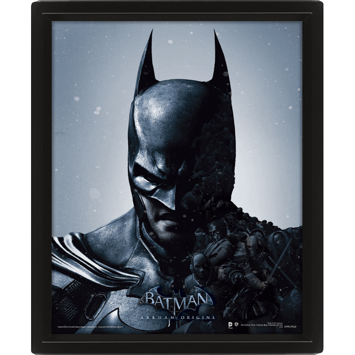 Batman Arkham Origins 3D Framed Picture