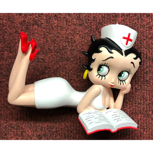 Betty Boop Figurine | Nurse Lying Down