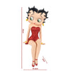 Betty Boop Figurine | Red Glitter Shelf Sitter