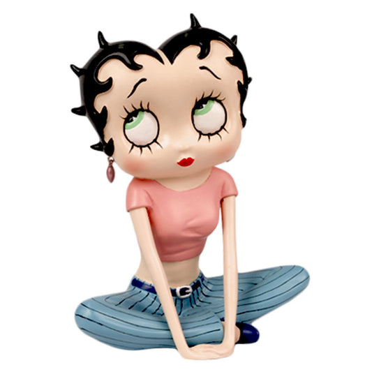 Betty Boop Figurine | Sitting Cross Legs