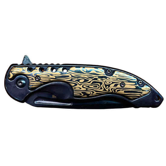 Blue Titan Lock Knife