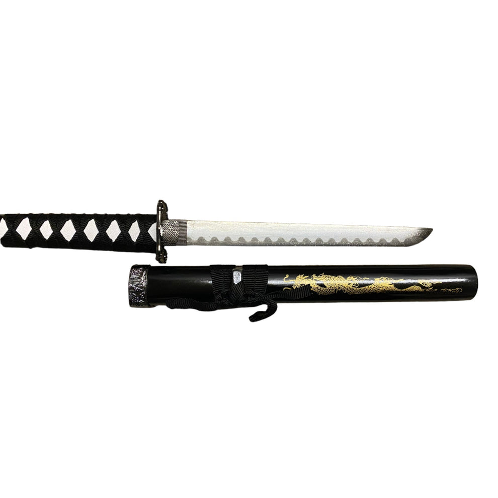 Sword with sheath on a white background