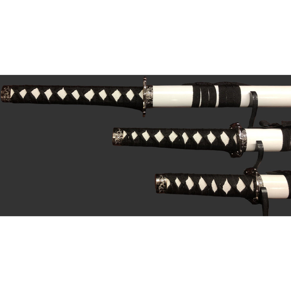 Golden Dragon (White) Samurai Sword
