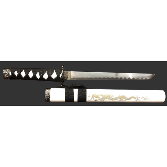 Golden Dragon (White) Samurai Sword