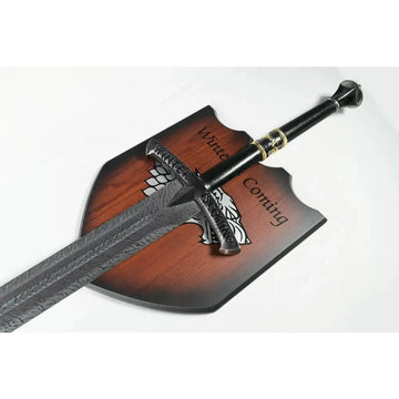 Sword on a grey background
