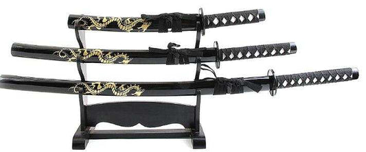Gold Dragon | Straight | Samurai Sword Set