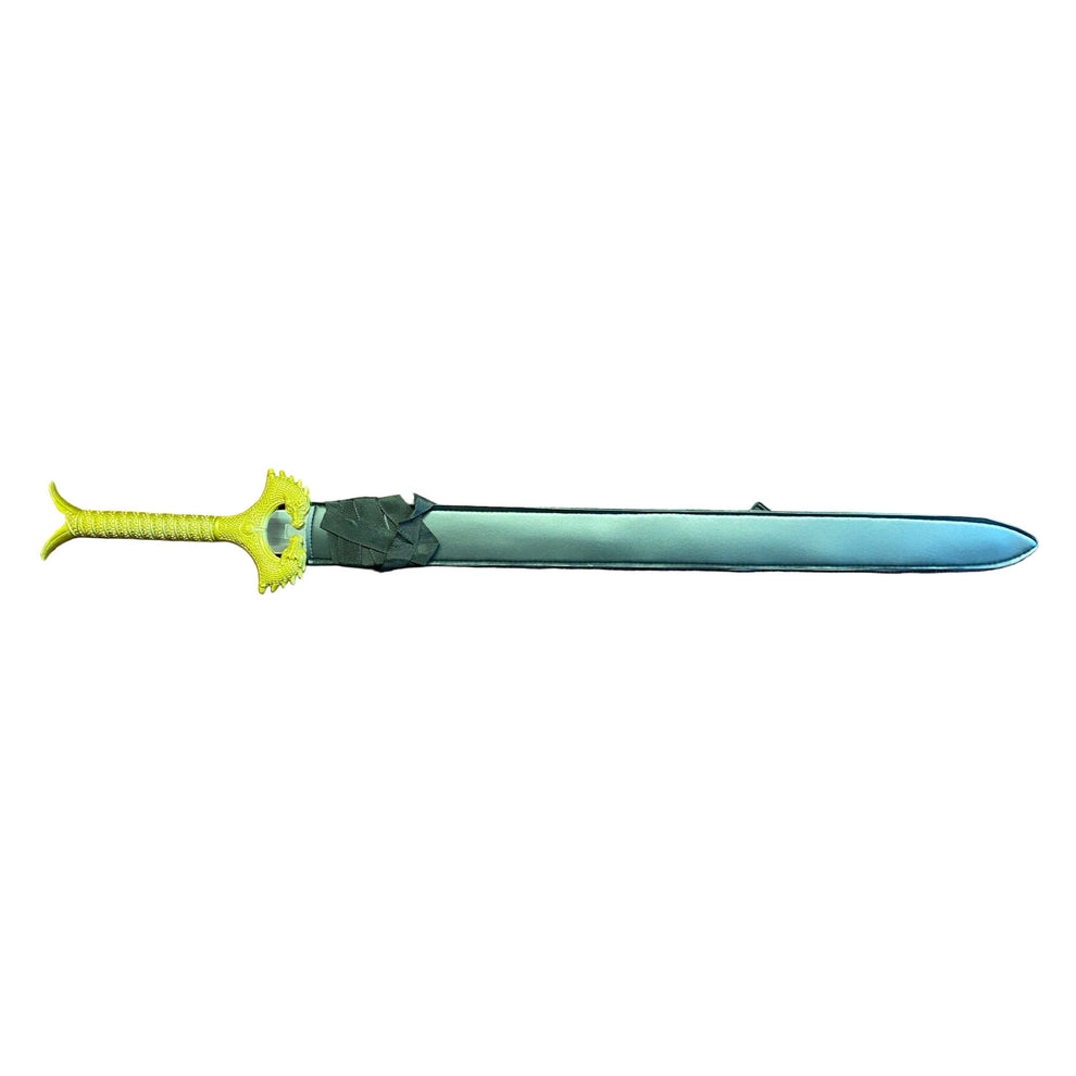 sword with a yellow handle