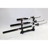 Black & White (Black & Red Writing) Samurai Sword Set