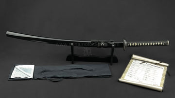 Warriors Rage Black | Minamoto | 1060 Clay Tempered | Katana
