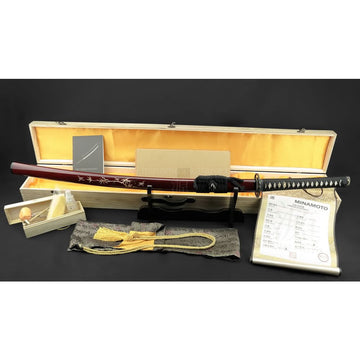 Bamboo Blossom Minamoto 1095 Clay Tempered Katana