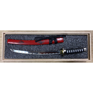 Crimson Red Katana Letter Opener