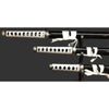 Black & White Dragon Samurai Sword Set
