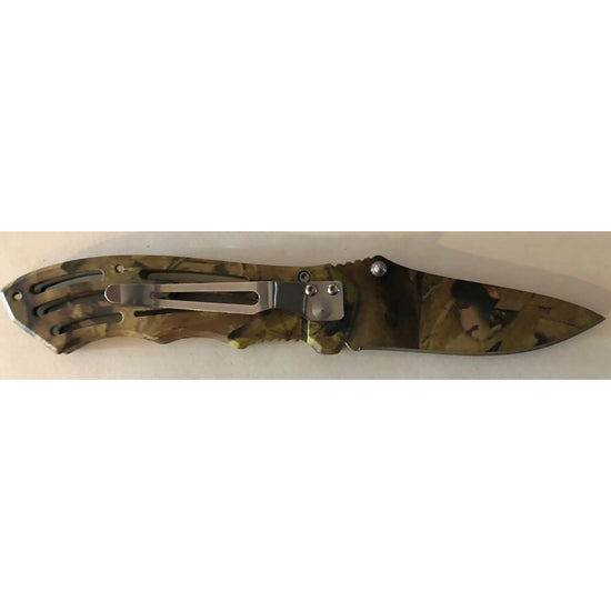 Camo Forest Lock Knife