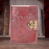 Double Dragon Leather Embossed Journal (AW521)