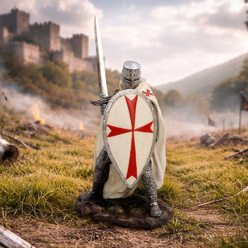 Knight Templar White Knight Templar Figurine