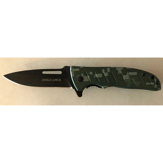 Digital Camo Lock Knife