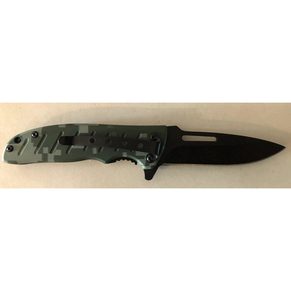 Digital Camo Lock Knife