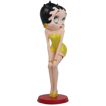 Betty Boop Yellow Glitter Classic Pose Figurine
