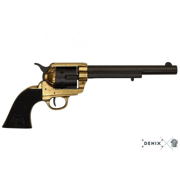 Colt Peacemaker Black & Brass Revolver