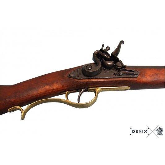 Davy Crockett Denix Flintlock Kentucky Rifle