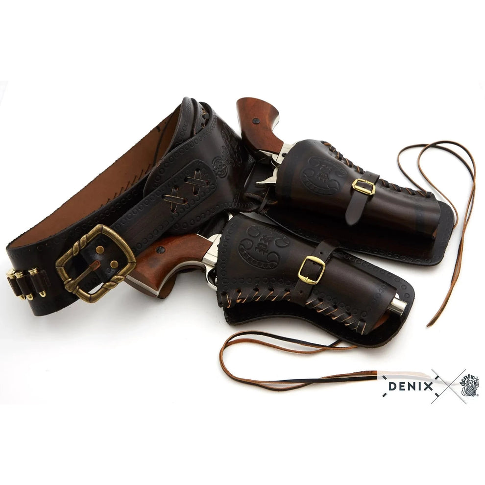 Double Leather Cartridge (Brown) Belt (AW1060)