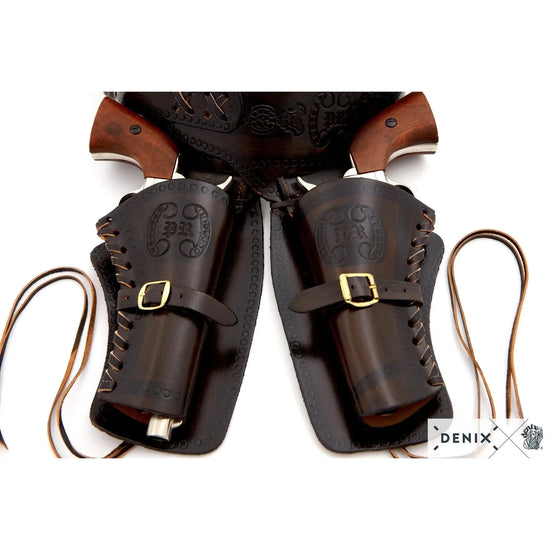 Double Leather Cartridge (Brown) Belt (AW1060)