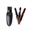 Black Silver Throwing Knives