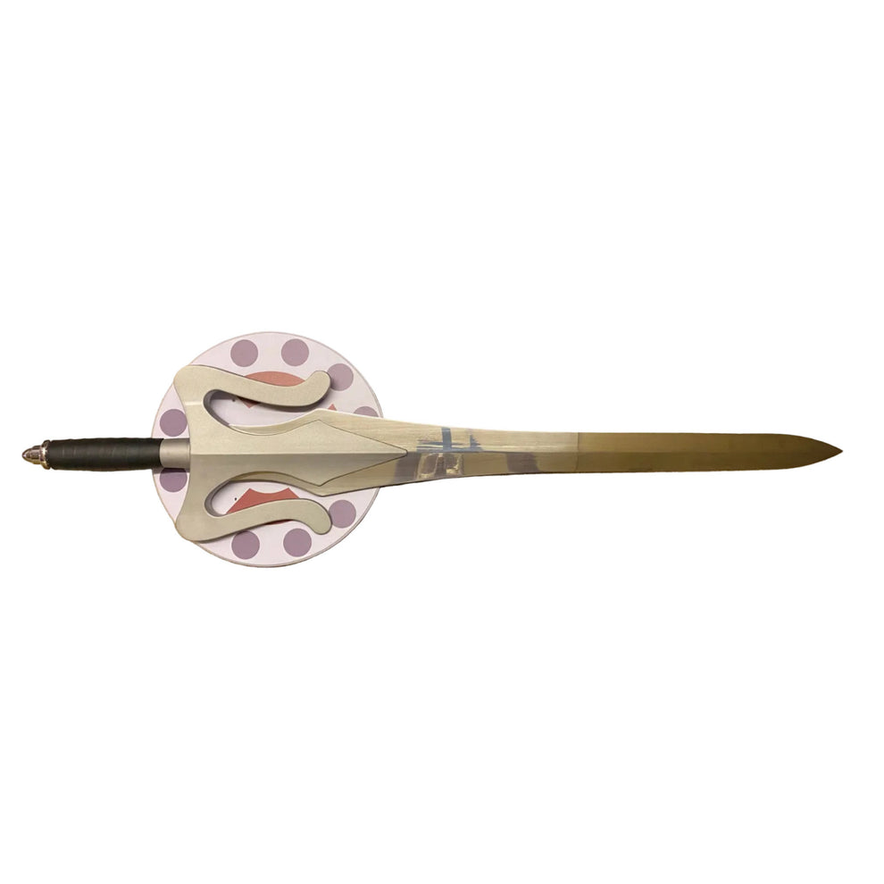 sword with a unique design on a white background