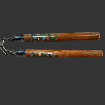 Natural Dragon Wood Nunchucks