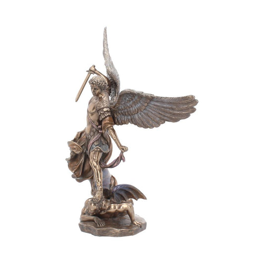 Michael Stands on Satan Head | Archangel | Bronze Range