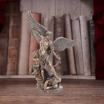 Michael Stands on Satan Head | Archangel | Bronze Range