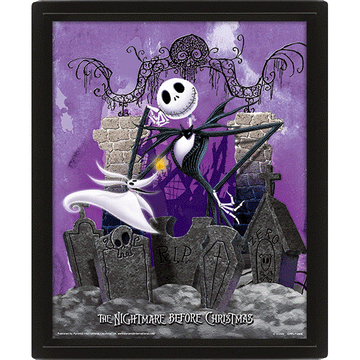 Nightmare Before Christmas 3D Framed Picture