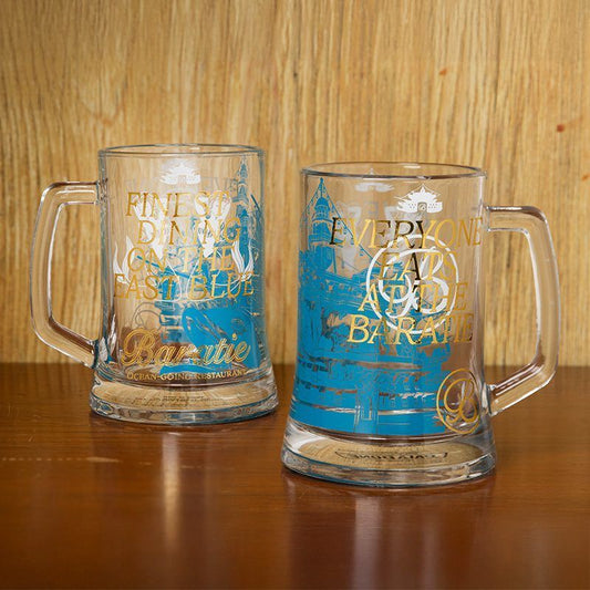 One Piece Glass Stein