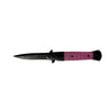 Black Pink Stainless Aluminium Lock Knife