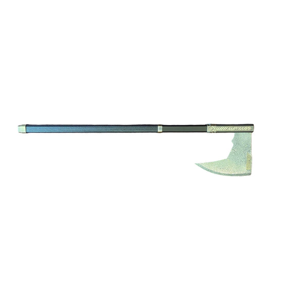 Axes on a textured brown surface