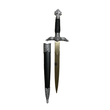 Decorative dagger with sheath on a white background
