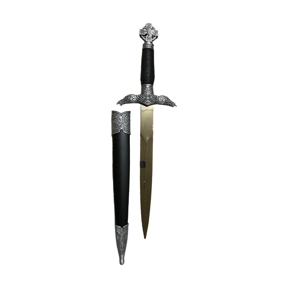 Decorative dagger with sheath on a white background