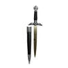 Decorative dagger with sheath on a white background