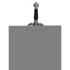 Decorative sword with intricate designs on a white background