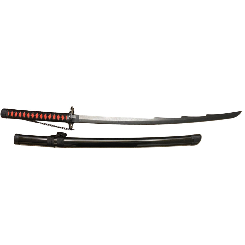 One sword on a  white background