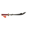 Sword with a red sheath on a white background