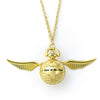 Golden Snitch Harry Potter Watch Necklace