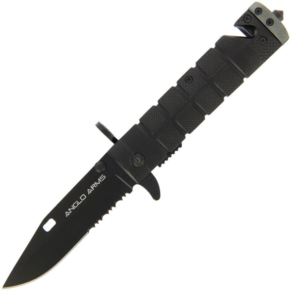 Black Survival Lock Knife (AW1145)