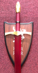 Red Loyalty (Wolf) Keeper Sword (AW256)