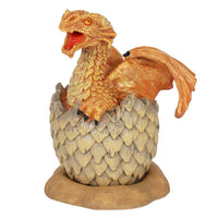 Yellow Hatching Dragon Incense Cone Holder - Anne Stokes (AW701)